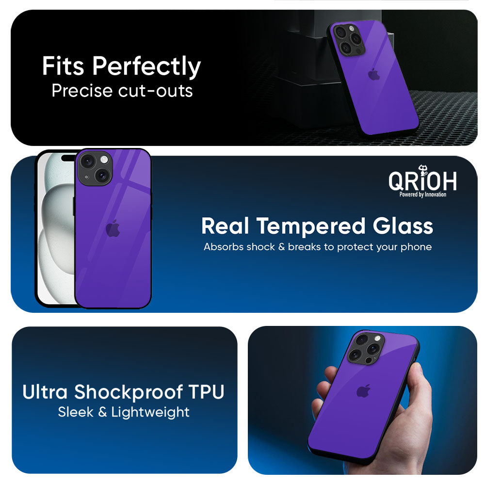 Amethyst Purple Glass Case for Apple iPhone 17e