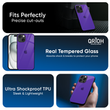 Amethyst Purple Glass Case for iPhone 17 Air