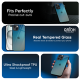Sea Theme Gradient Glass Case for iPhone 17 Air