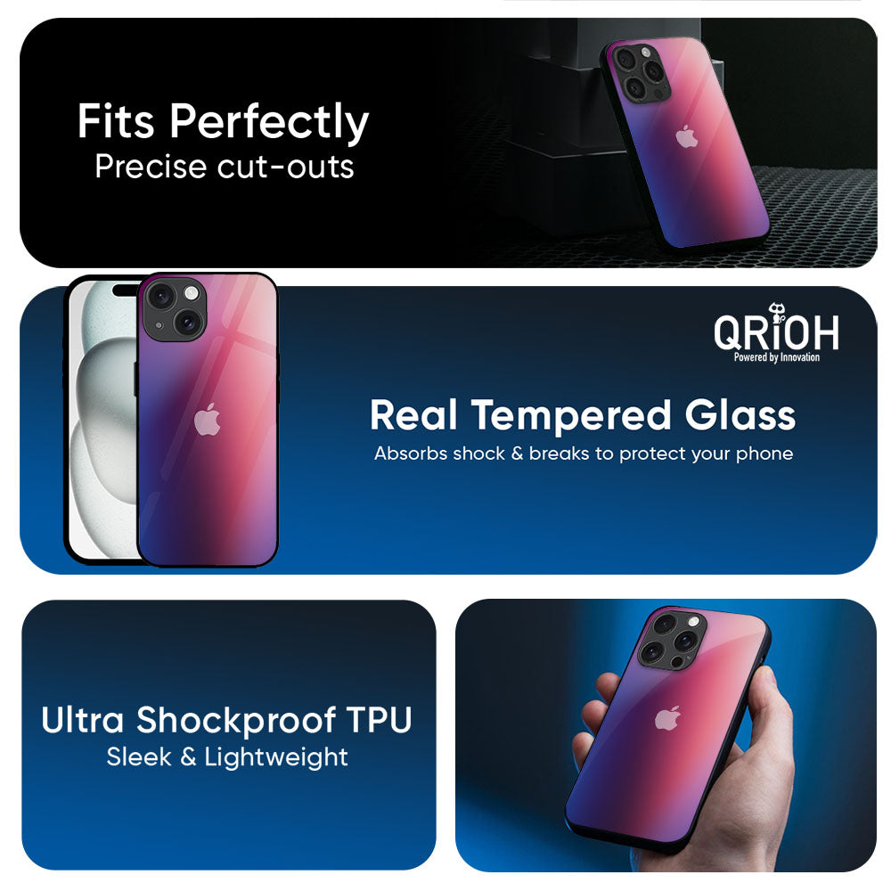 Multi Shaded Gradient Glass Case for Apple iPhone 17e