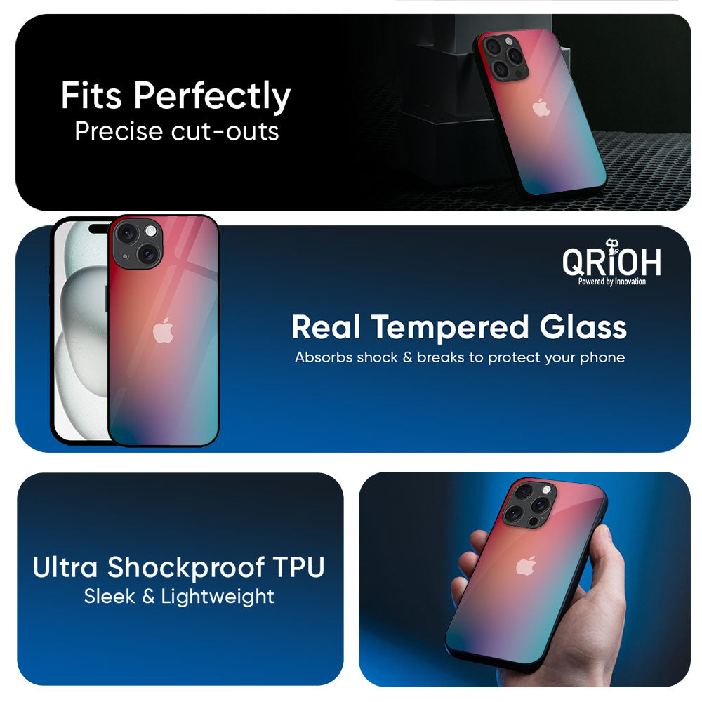 Dusty Multi Gradient Glass Case for Apple iPhone 17e