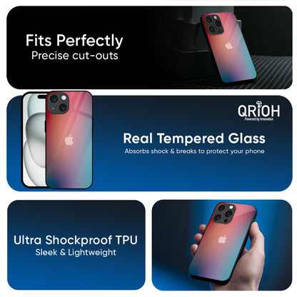 Dusty Multi Gradient Glass Case for Apple iPhone 17e