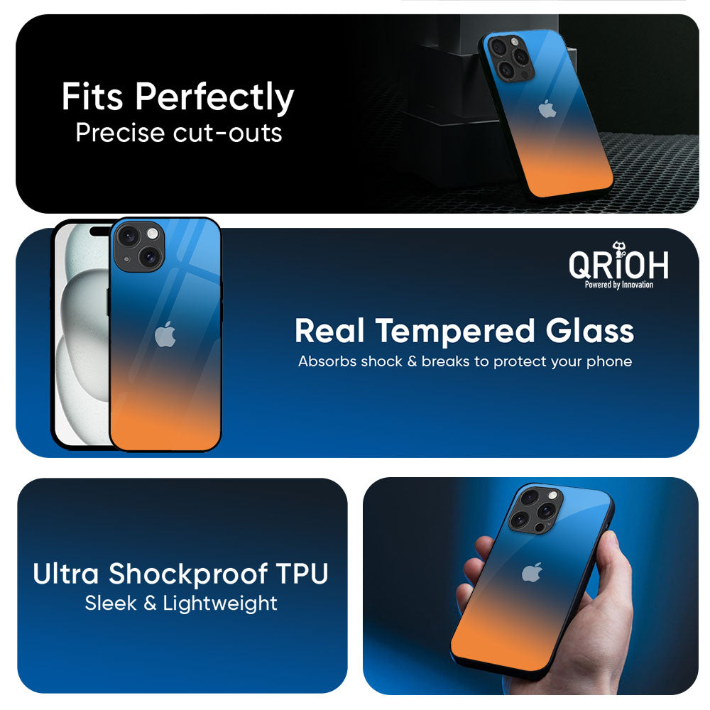 Sunset Of Ocean Glass Case for Apple iPhone 17e