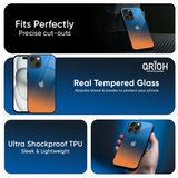Sunset Of Ocean Glass Case for iPhone 17 Air