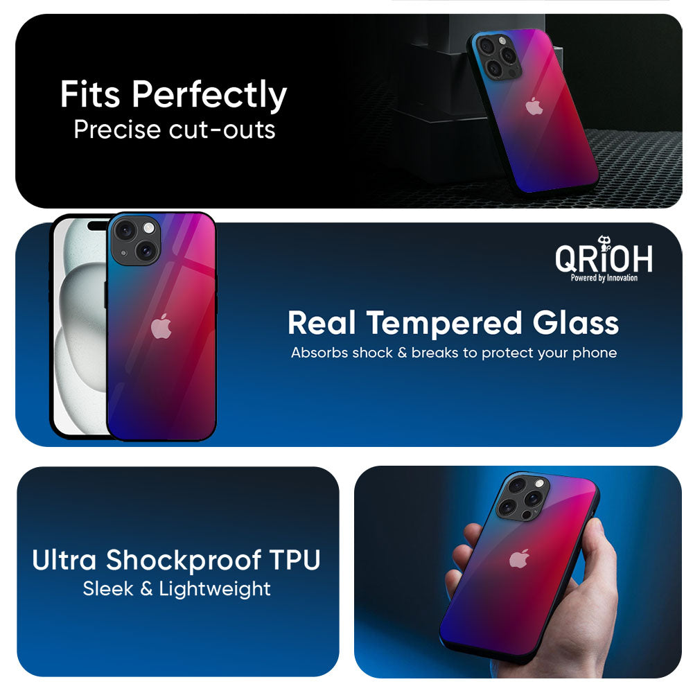 Magical Color Shade Glass Case for Apple iPhone 17e