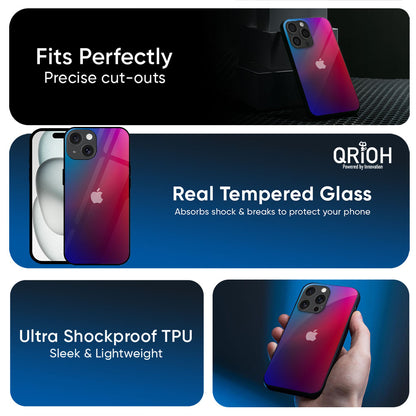 Magical Color Shade Glass Case for Apple iPhone 17e