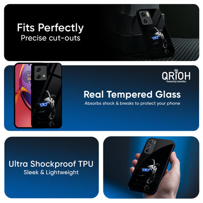 Car In Dark Glass Case for Motorola G05