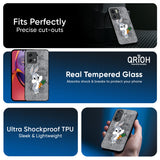 Cute Baby Bunny Glass Case for Motorola G05