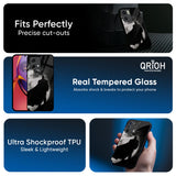 Dark Warrior Hero Glass Case for Motorola Edge 50 Fusion 5G