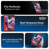 Radha Krishna Art Glass Case for Motorola Edge G67 Power