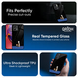 Night Sky Star Glass Case for Motorola Edge 70 Fusion 5G