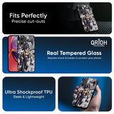 Dragon Anime Art Glass Case for Motorola Edge 50 Fusion 5G