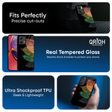 Colorful Leaves Glass Case for Motorola Edge 50 Fusion 5G