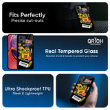 Danger Signs Glass Case for Motorola Edge 60 Pro