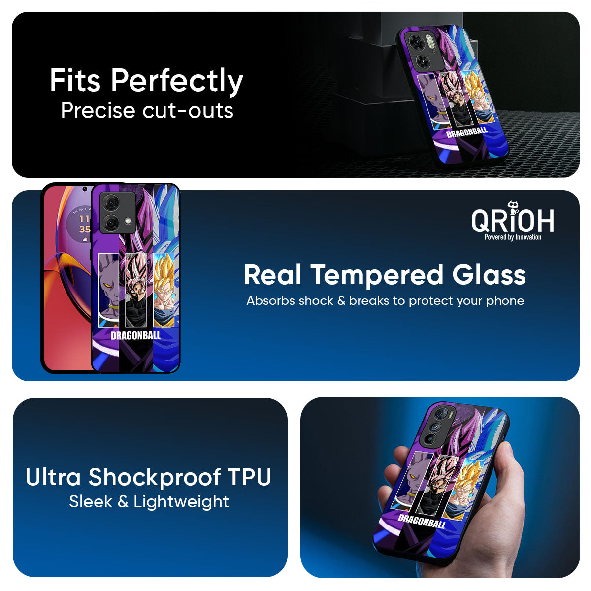 DGBZ Glass Case for Motorola Edge 70 Pro 5G