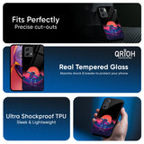 Retro Astronaut Glass Case for Motorola Edge 60 Fusion 5G