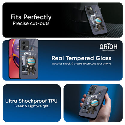 Space Travel Glass Case for Motorola Edge 60 Pro
