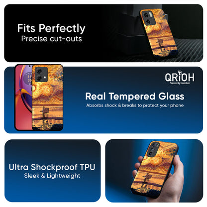 Sunset Vincent Glass Case for Motorola Edge 70 Pro 5G