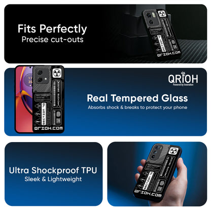 Futuristic Art Glass Case for Motorola Edge 60 Pro
