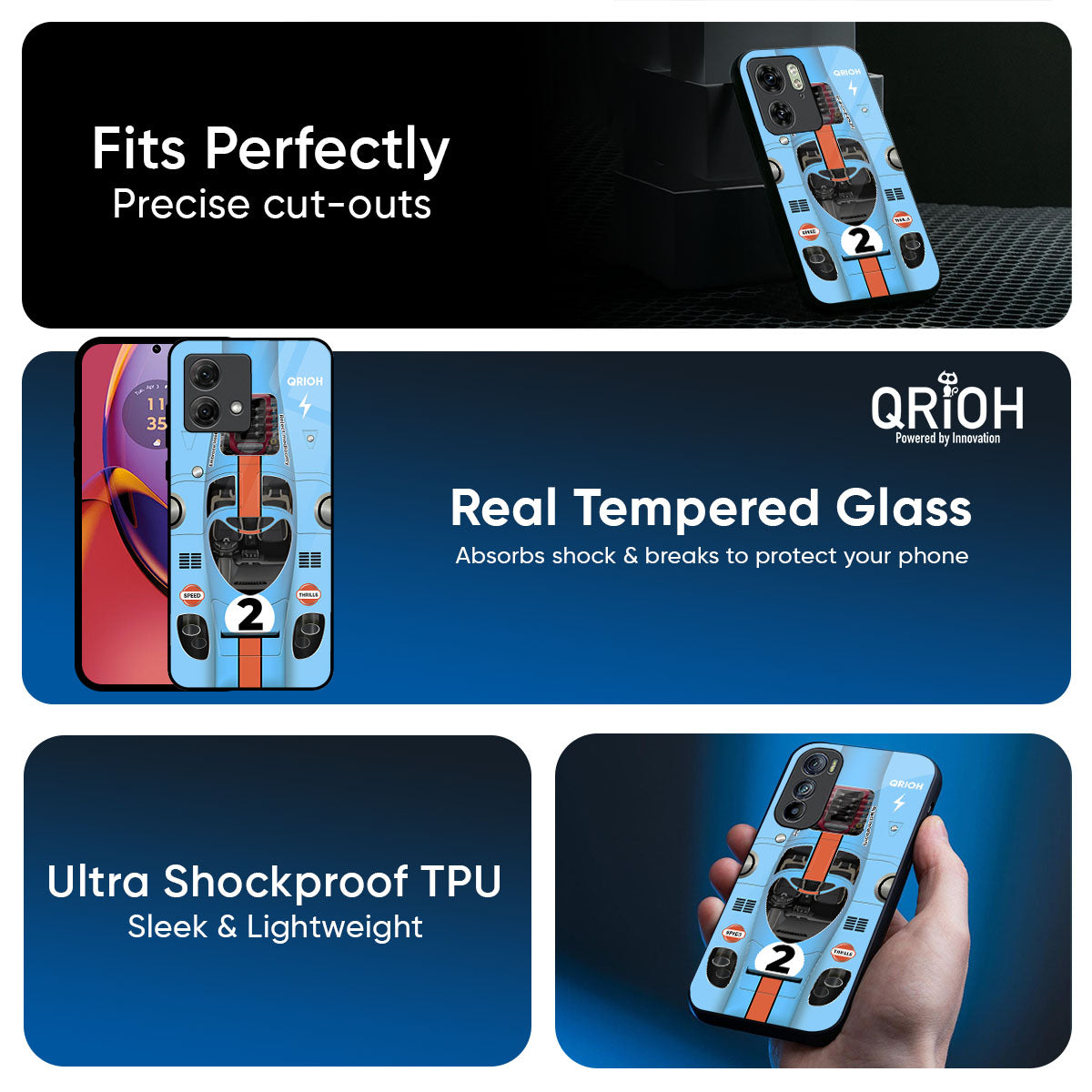Race Laboratory Glass Case for Motorola Edge 70 5G