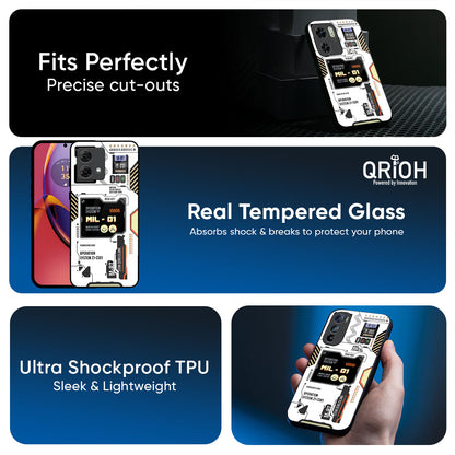 Tech Display Glass Case for Motorola Edge 70 Pro 5G