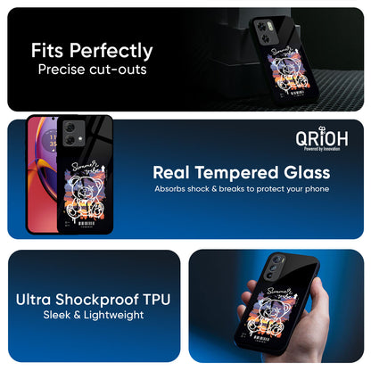Summer Vibe Glass Case for Motorola G05