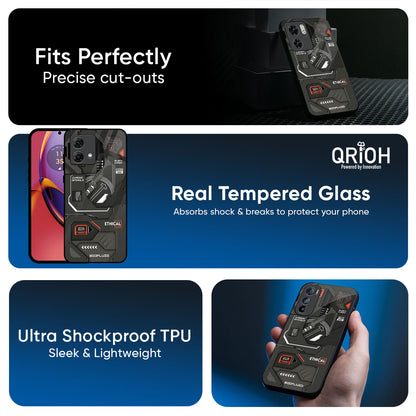 Tech Aesthetics Glass Case for Motorola G75 5G