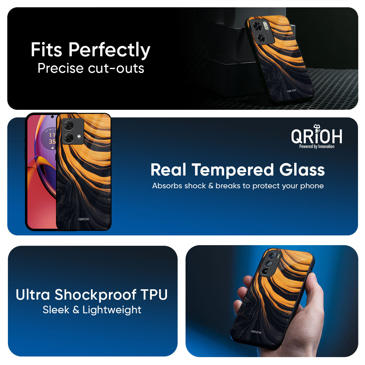 Sunshine Beam Glass Case for Motorola G05
