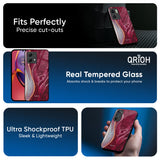 Crimson Ruby Glass Case for Motorola Edge 70 Pro 5G