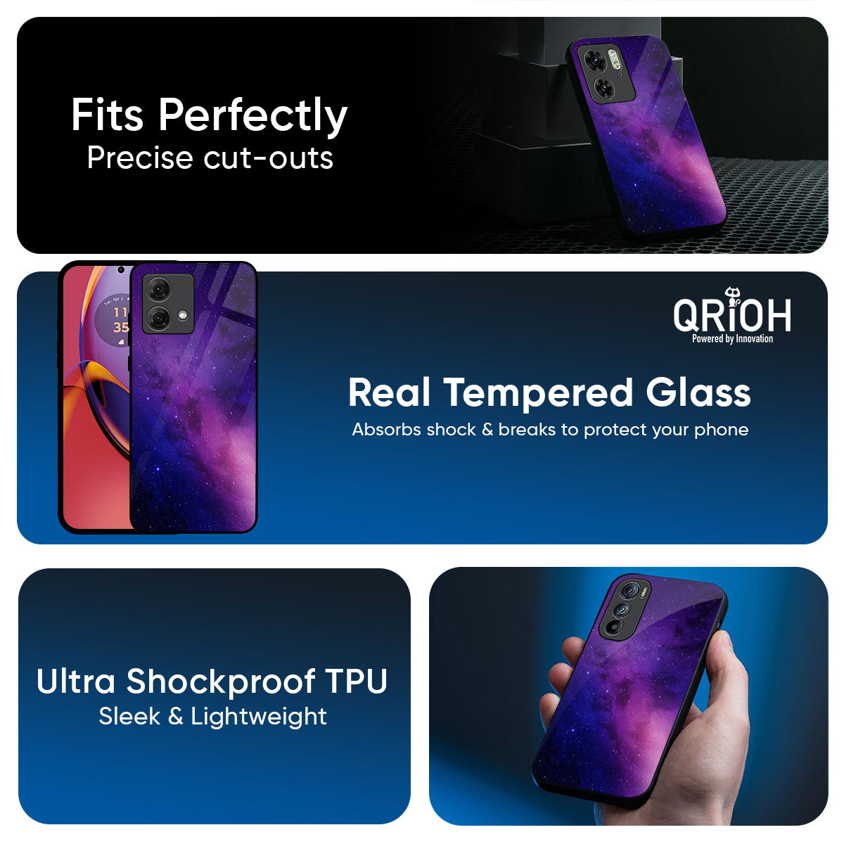 Stars Life Glass Case For Motorola Edge 70 Pro 5G