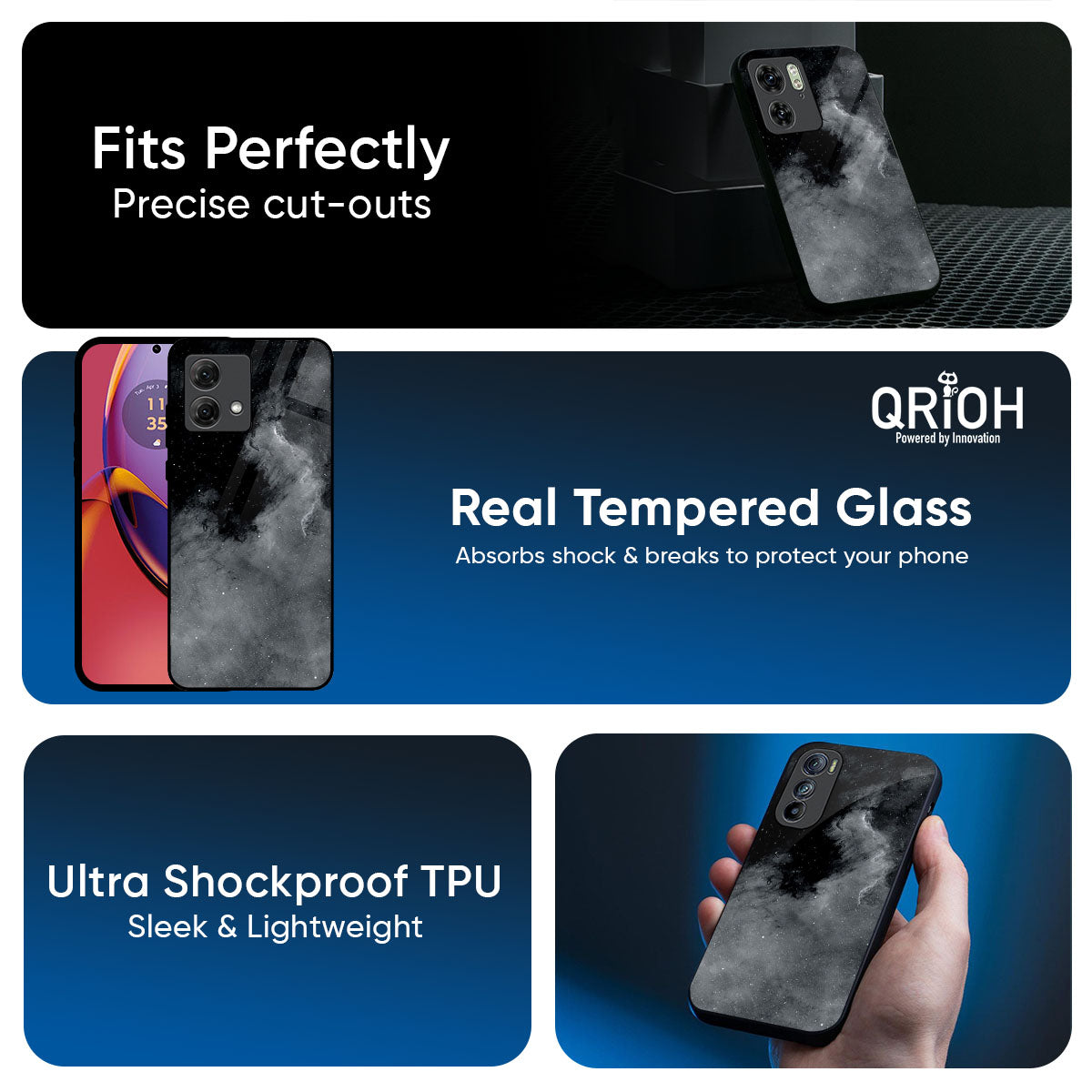 Fossil Gradient Glass Case For Motorola Edge 70 Pro 5G