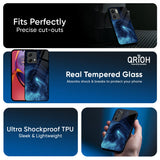 Dazzling Ocean Gradient Glass Case For Motorola Edge G57 Power