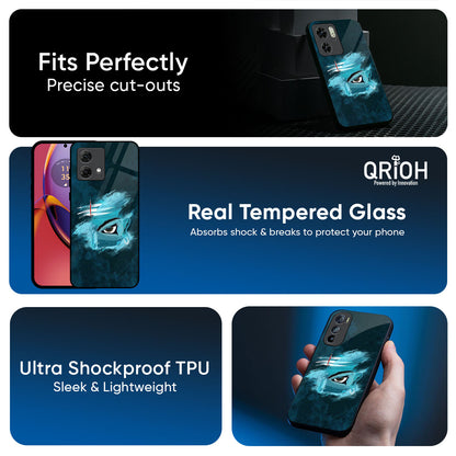 Power Of Trinetra Glass Case For Motorola Edge G57 Power