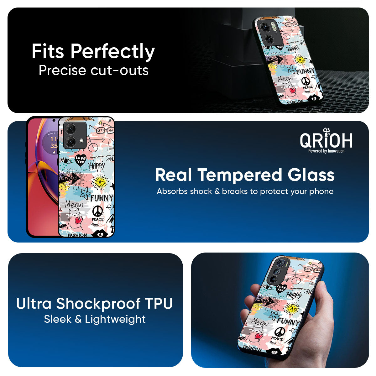 Just For You Glass Case For Motorola G05