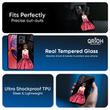 Fashion Princess Glass Case for Motorola G05