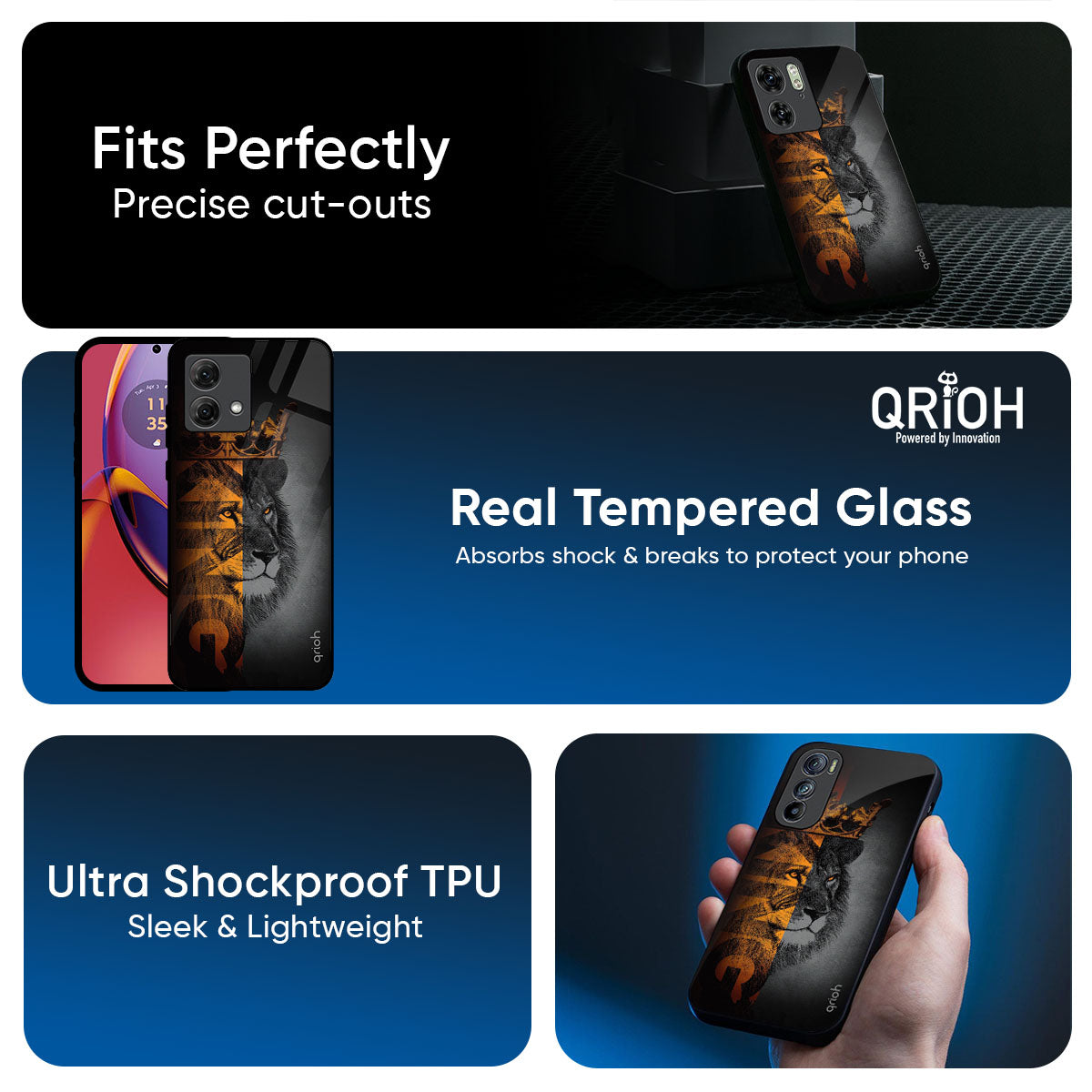 King Of Forest Glass Case for Motorola Edge 70 5G