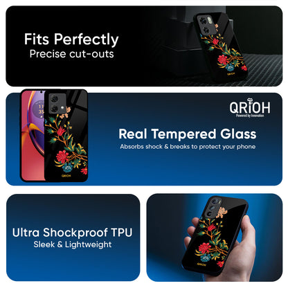 Dazzling Art Glass Case for Motorola G75 5G