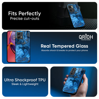 Gold Sprinkle Glass Case for Motorola Edge 70 Pro 5G