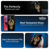 Mythical Phoenix Art Glass Case for Motorola Edge 50 Fusion 5G