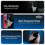Kitten Mandala Glass Case for Motorola Edge G57 Power