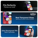 Anime Sketch Glass Case for Motorola G05