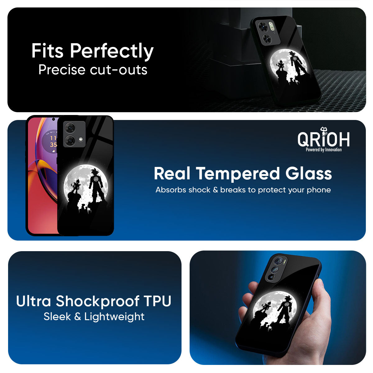 True Saiyans Glass Case for Motorola Edge 70 5G