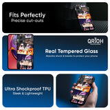 Anime Eyes Glass Case for Motorola Edge 50 Fusion 5G