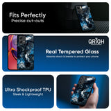 Cloudy Dust Glass Case for Motorola Edge G67 Power
