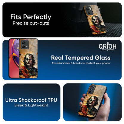 Psycho Villain Glass Case for Motorola Edge 50 Fusion 5G