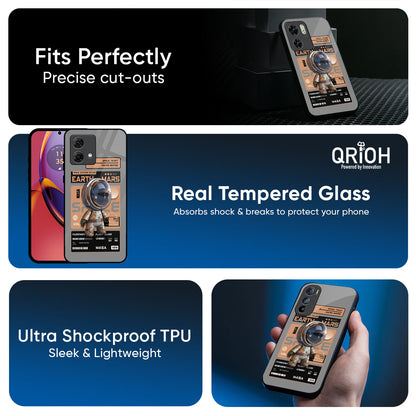 Space Ticket Glass Case for Motorola Edge 70 Pro 5G