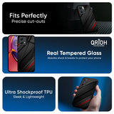 Modern Abstract Glass Case for Motorola Edge G57 Power