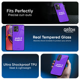 Make it Happen Glass Case for Motorola G05