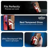 Red Skull Glass Case for Motorola Edge 60 Fusion 5G