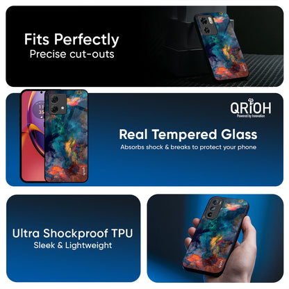 Cloudburst Glass Case for Motorola G05